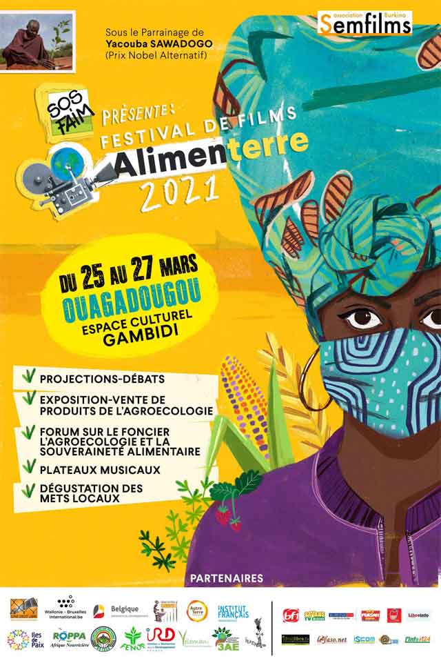 Cinéma : Le  « festival alimenterre » à l’espace Culturel Gambidi du 25 au 27 mars 2021 