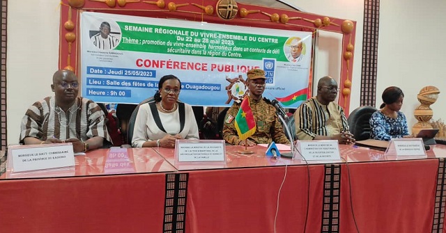Cohésion sociale au Burkina : Une conférence publique pour promouvoir le vivre-ensemble 