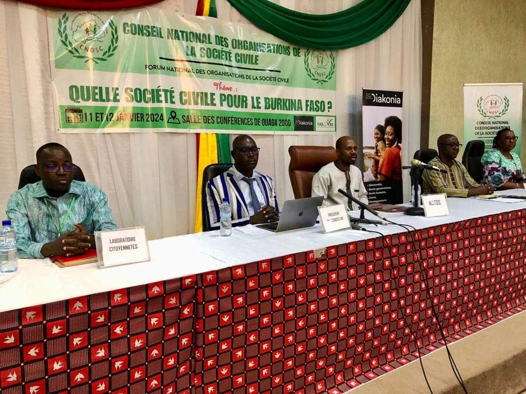 Burkina/ Conseil national des OSC : Un forum national pour repenser la société civile burkinabè