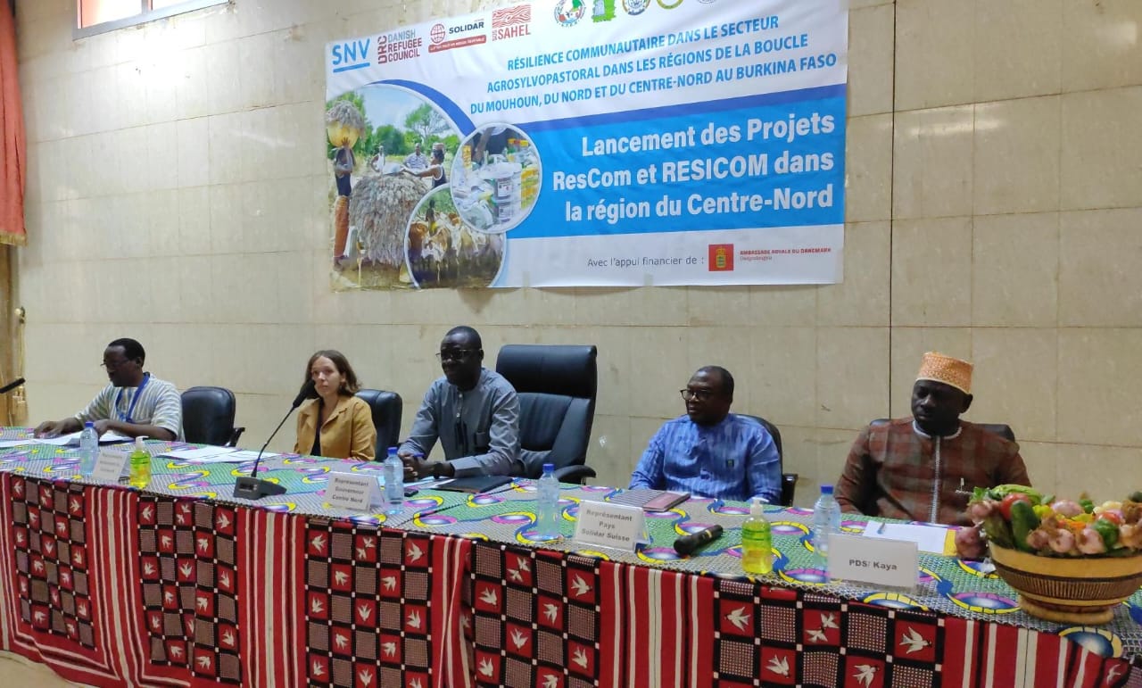 Burkina : Les projets RESICOM et ResCom lancés pour accroître la résilience des populations