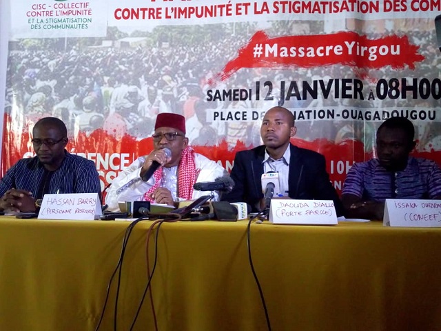 Drame de Yirgou : Une marche-meeting pour que, « plus jamais, un Burkinabè ne soit inquiété du fait de sa spécificité culturelle, ethnique ou confessionnelle »