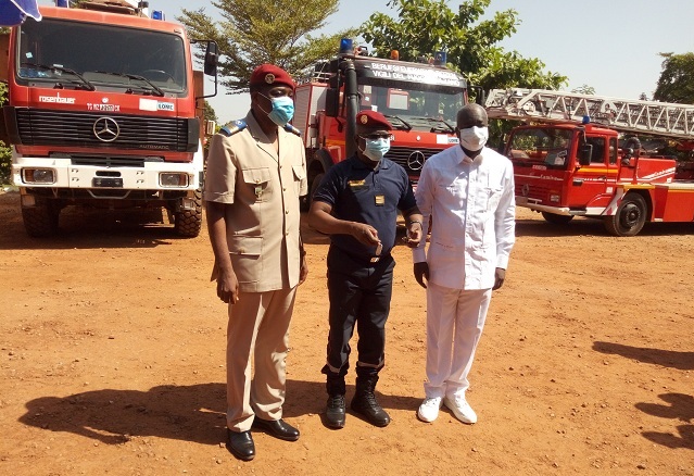 Forces armées nationales : L’Etat burkinabè équipe la Brigade nationale des Sapeurs-Pompiers de véhicules d’intervention.
