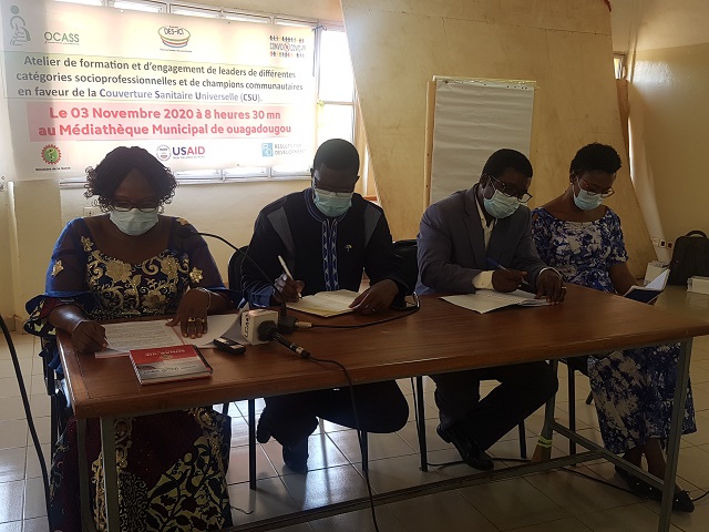 Couverture sanitaire universelle au Burkina : Les acteurs de la société civile passent en revue tout le système de santé 