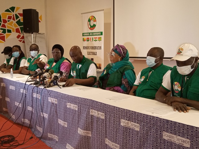 Double scrutin au Burkina : Ce que les observateurs du Conseil de l’entente ont relevé !