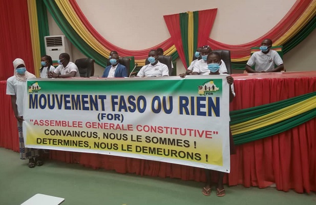 Burkina : Sitôt lancé, le mouvement Faso ou Rien (FOR) annonce des actions d’interpellations des autorités politiques 