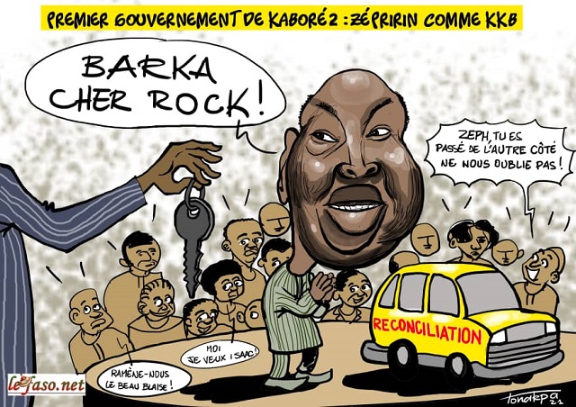 Premier gouvernement de Kaboré 2 : Zépririn comme kkb