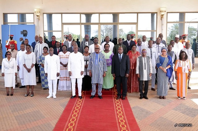 Burkina : La composition du gouvernement Dabiré II par ordre protocolaire