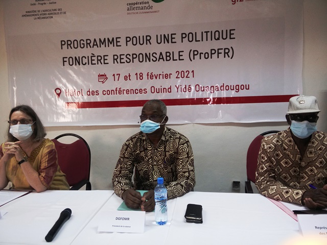 Problème du foncier au Burkina : La GIZ veut contribuer à améliorer la situation