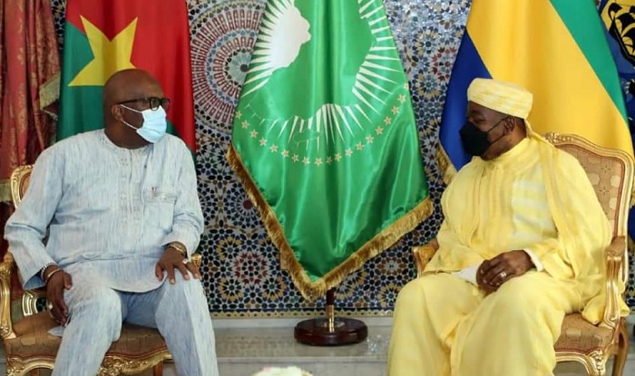 Coopération Burkina-Gabon : Séance de travail entre les présidents Roch Kaboré et Ali Bongo