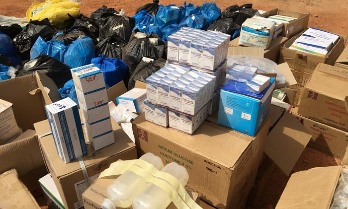 Ouagadougou : Des produits destinés à la gratuité des soins retrouvés dans des cabinets médicaux illégaux