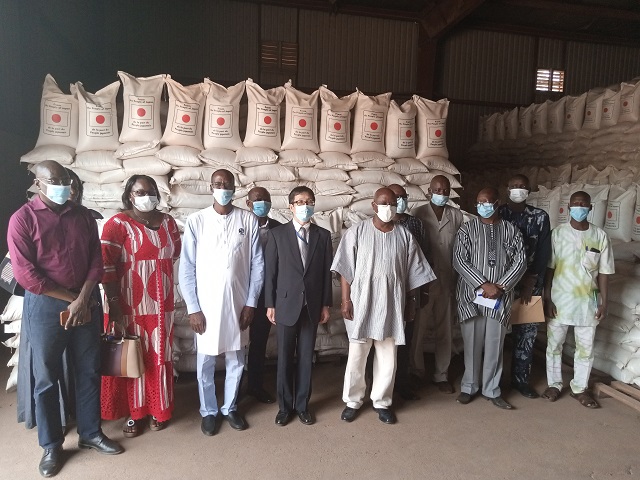 Sécurité alimentaire : Le Japon offre plus de 4000 tonnes de riz au Burkina