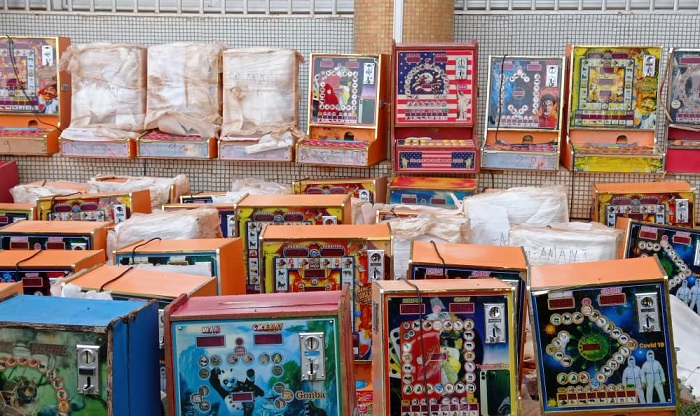 Jeux de hasard au Burkina : Plus de 2 300 machines à sous non conventionnelles saisies