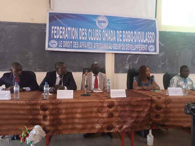 Bobo-Dioulasso : Le club OHADA prône le développement spatial