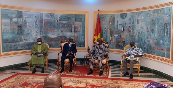 Burkina Faso :  Le conseil des collectivités territoriales de l’UEMOA fait part de ses activités au président du Faso 