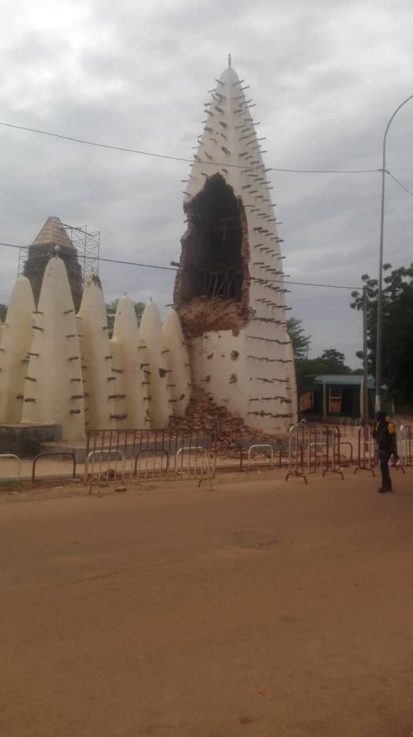 Bobo-Dioulasso : Effondrement d’une partie de la mosquée de Dioulassoba