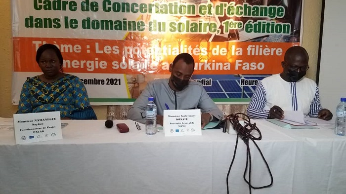 Filière solaire au Burkina : Des acteurs réfléchissent sur les potentialités du domaine