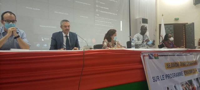 Burkina/enseignement supérieur : La « Team Europe » échange avec le monde académique sur le programme Erasmus + 2021-2027 et les opportunités qu’il offre 