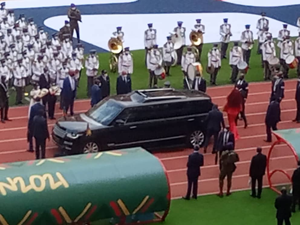 Cérémonie d’ouverture de la CAN 2021 : Le Président Paul Biya vient d’arriver au stade en compagnie de son épouse