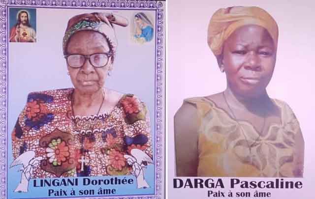 Funérailles chrétiennes de Dorothée LINGANI et Odette Pascaline DARGA