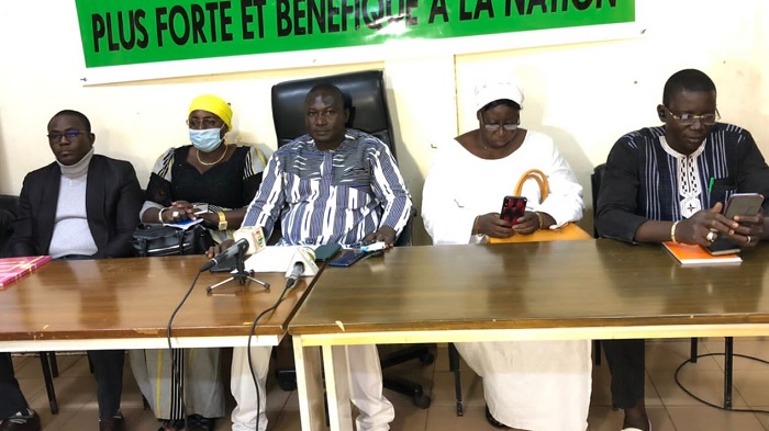 Marche du 22 janvier 2022 : L’union nationale des opérateurs économiques émergeant du Burkina proteste 