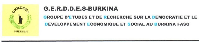 Burkina Faso : Le GERDDES invite le MPSR à un retour rapide à la légalité constitutionnelle
