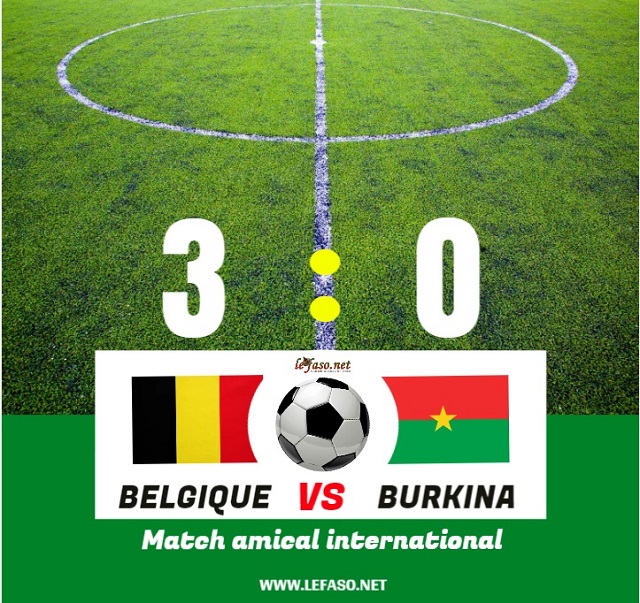 Match amical Belgique VS Burkina : Les Étalons chevauchés par de “beaux diables”
