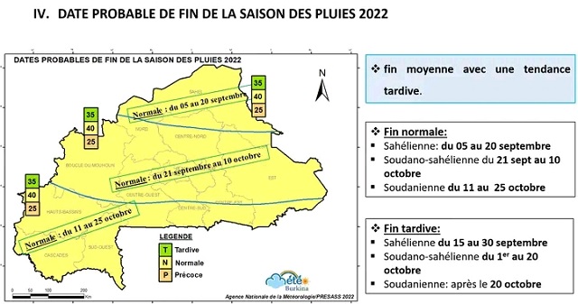 Prévision saisonnière 2022 : Les pluies seront abondantes au Burkina, selon l’Agence nationale de la météorologie