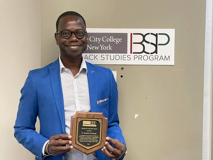 Dr Boukary Sawadogo, meilleur enseignant 2022 Black Studies Program : « Rien ne me prédestinait à une carrière académique aux Etats Unis »