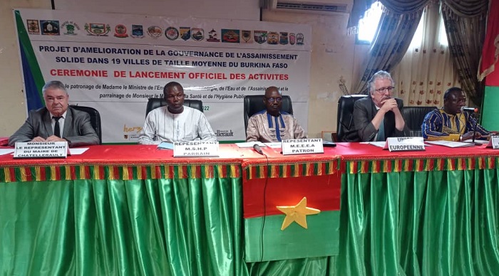 Coopération Burkina/Europe : Le projet « Amélioration de la gouvernance de l’assainissement solide dans 19 villes de taille moyenne du Burkina » lancé 