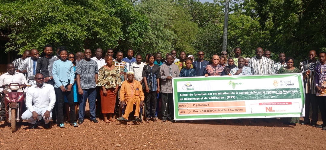 Projet Benkadi/Burkina : Les organisations de la société civile formées sur le système mesurage, rapportage et vérification (MRV)
