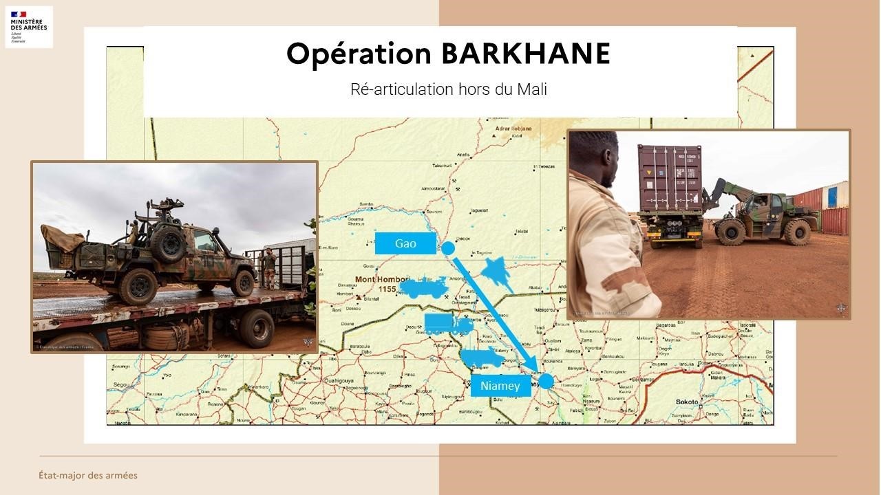 Ré-articulation de Barkhane hors du Mali : 300 conteneurs convoyés vers Niamey 