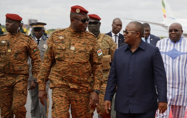 Conduite de la Transition : le Président en exercice de la CEDEAO à Ouagadougou