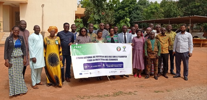 Burkina/Commerce : Des organisations de la société civile formées sur le plaidoyer pour la facilitation des échanges