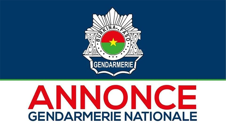 Burkina : Résultats du concours direct de recrutement de 1250 élèves sous-officiers de Gendarmerie session 2022