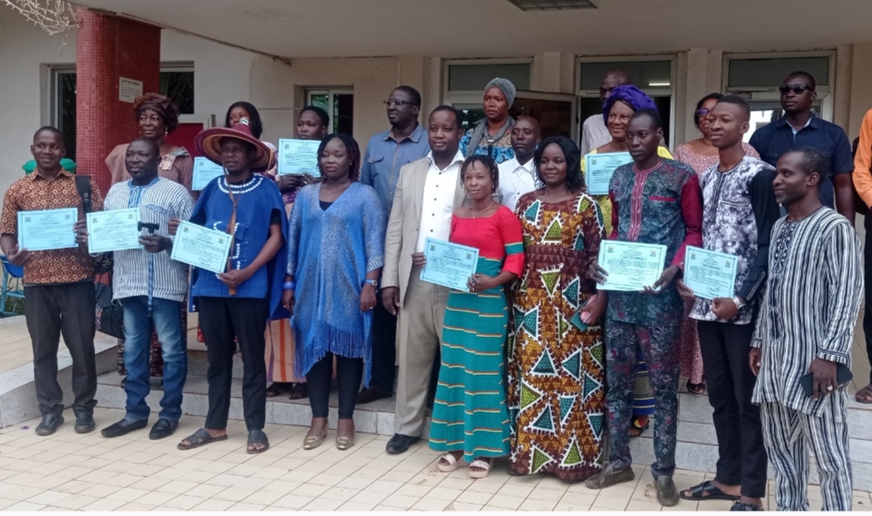 Commune de Ouagadougou : 153 leaders d’associations reçoivent leurs attestations de formation en informatique