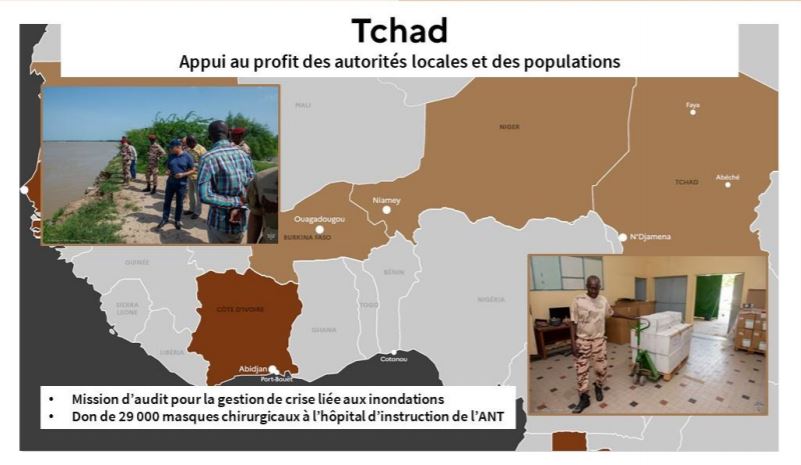 Tchad : Des sapeurs de la force Barkhane volent au secours des autorités locales et des populations 