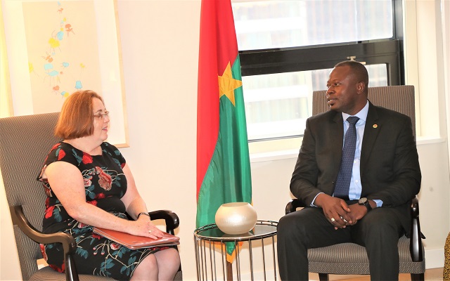 Sécurité et développement : Les Etats-Unis réitèrent leur engagement à soutenir le Burkina 