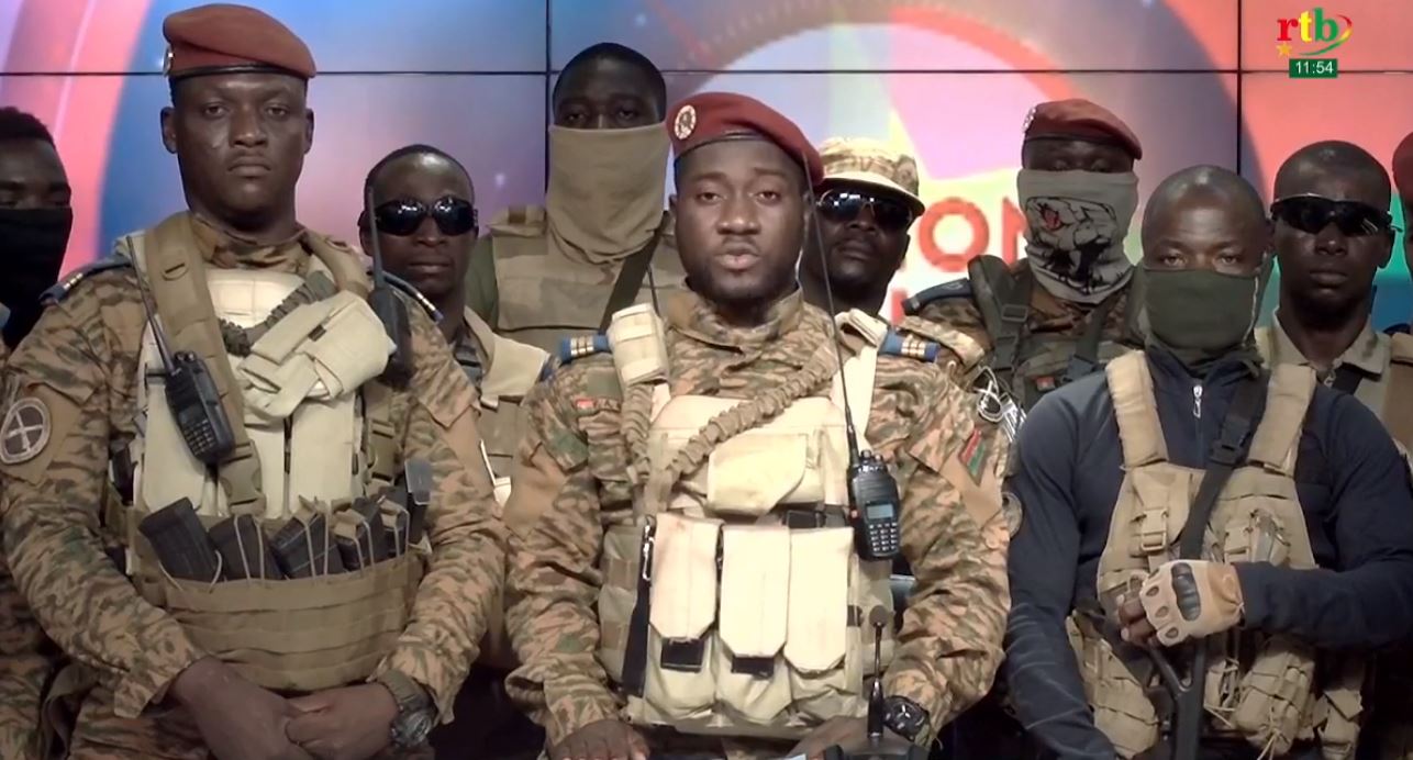 Burkina Faso : « La situation est sous contrôle », Capitaine Ibrahim Traoré 