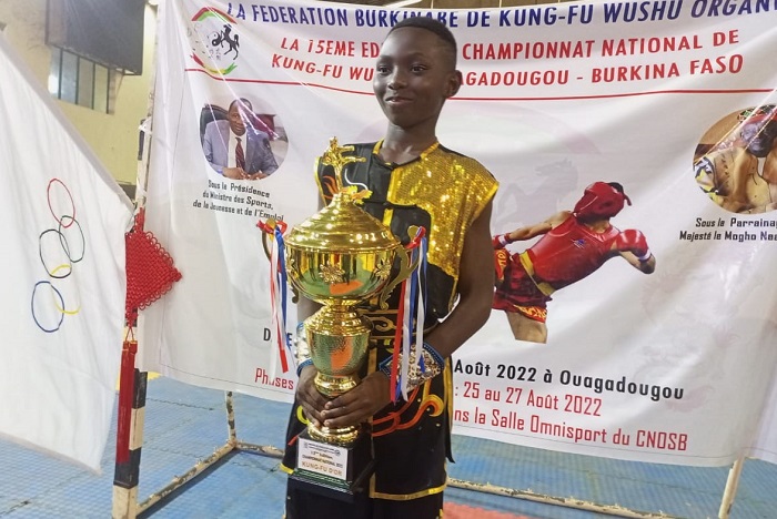 Kung-Fu Wushu : Régis Zombré, champion national à seulement 10 ans