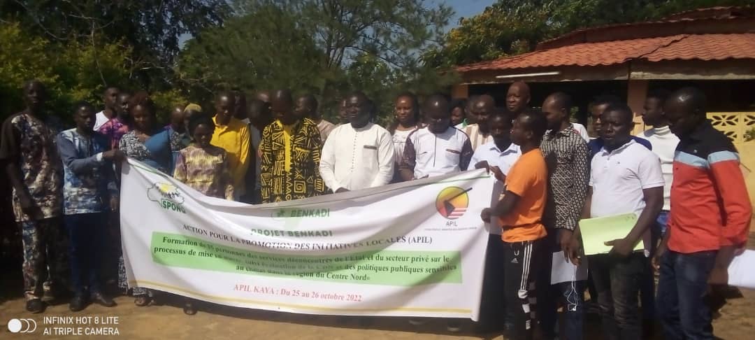 Projet BENKADI-Burkina Faso : l’ONG APIL forme 25 acteurs des services déconcentrés de l’Etat et du secteur privé