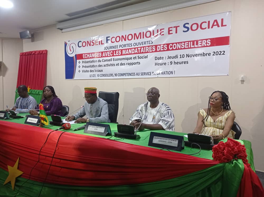 Burkina : Le Conseil économique et social ouvre ses portes aux mandataires des conseillers