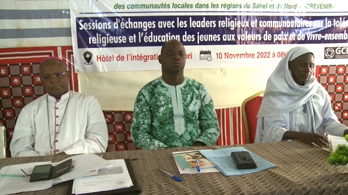 Région du Sahel : Des leaders religieux et communautaires à l’école de la tolérance et de la lutte contre l’extrémisme violent