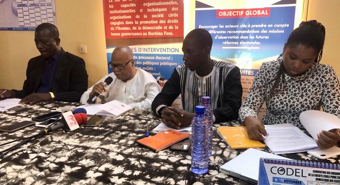 Élections 2024 au Burkina : La CODEL propose six thématiques