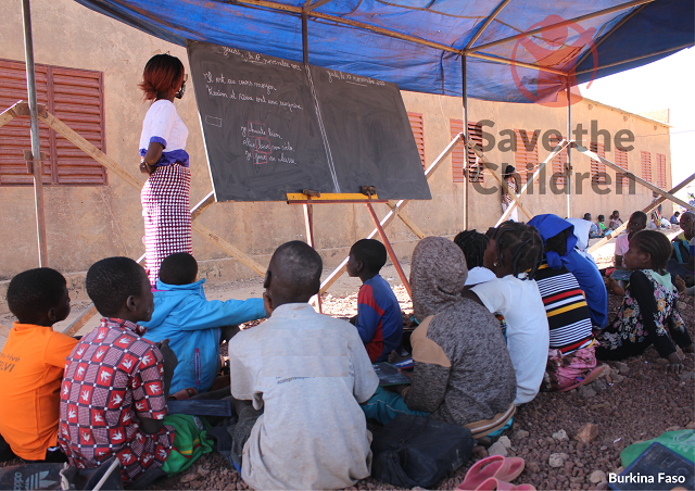 Situation sécuritaire au Burkina : Plus d’un million d’élèves privés d’école, Save the Children tire une fois de plus la sonnette d’alarme 