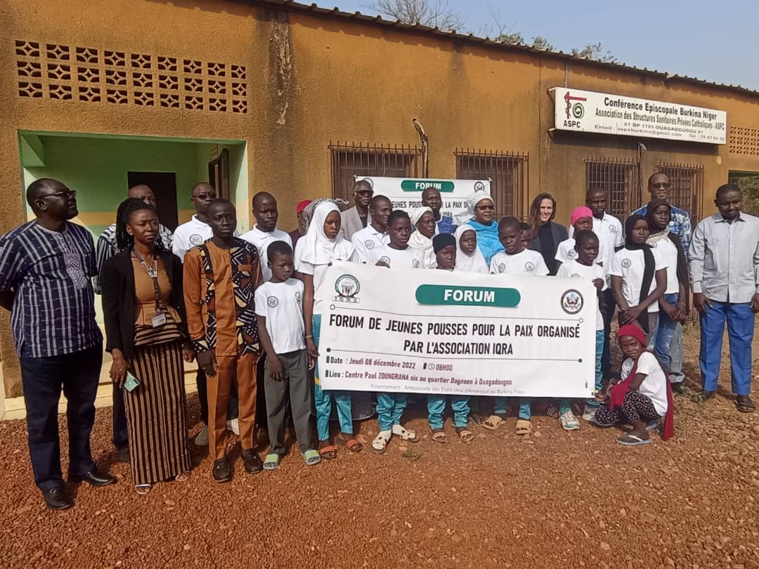 Burkina Faso : L’association Iqra sème la graine de la paix 