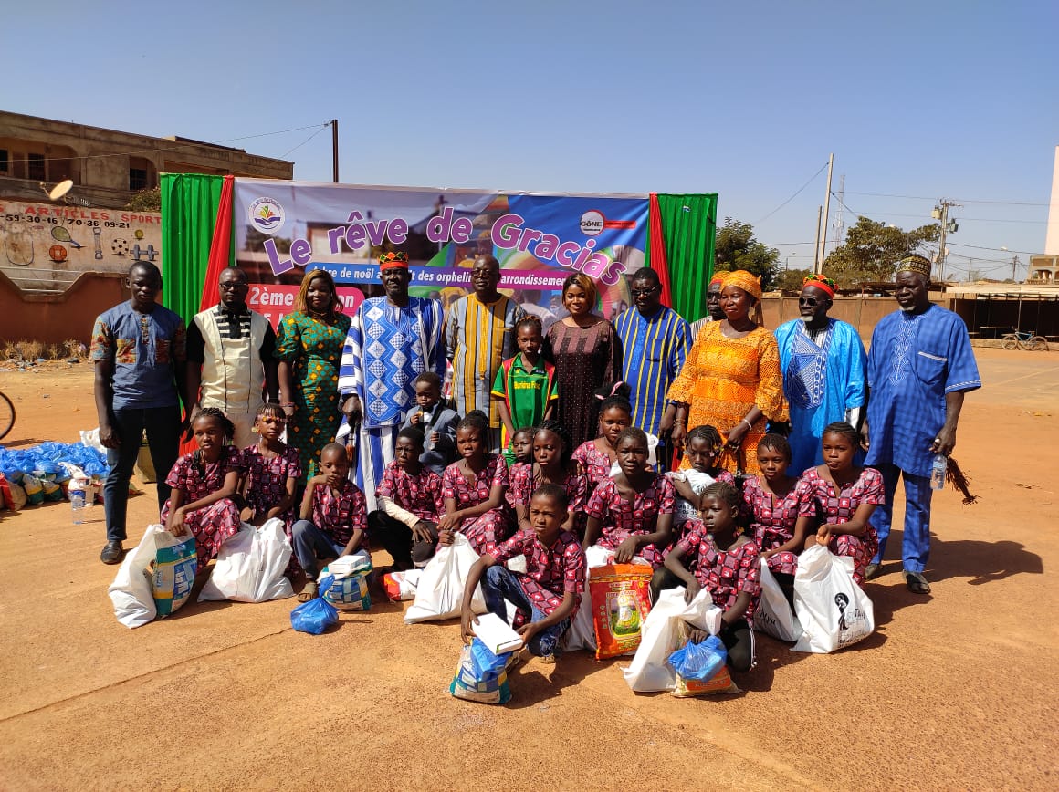 Arrondissement 4 de Ouagadougou : L’initiative « Le rêve de Gracias » solidaire des orphelins et enfants démunis