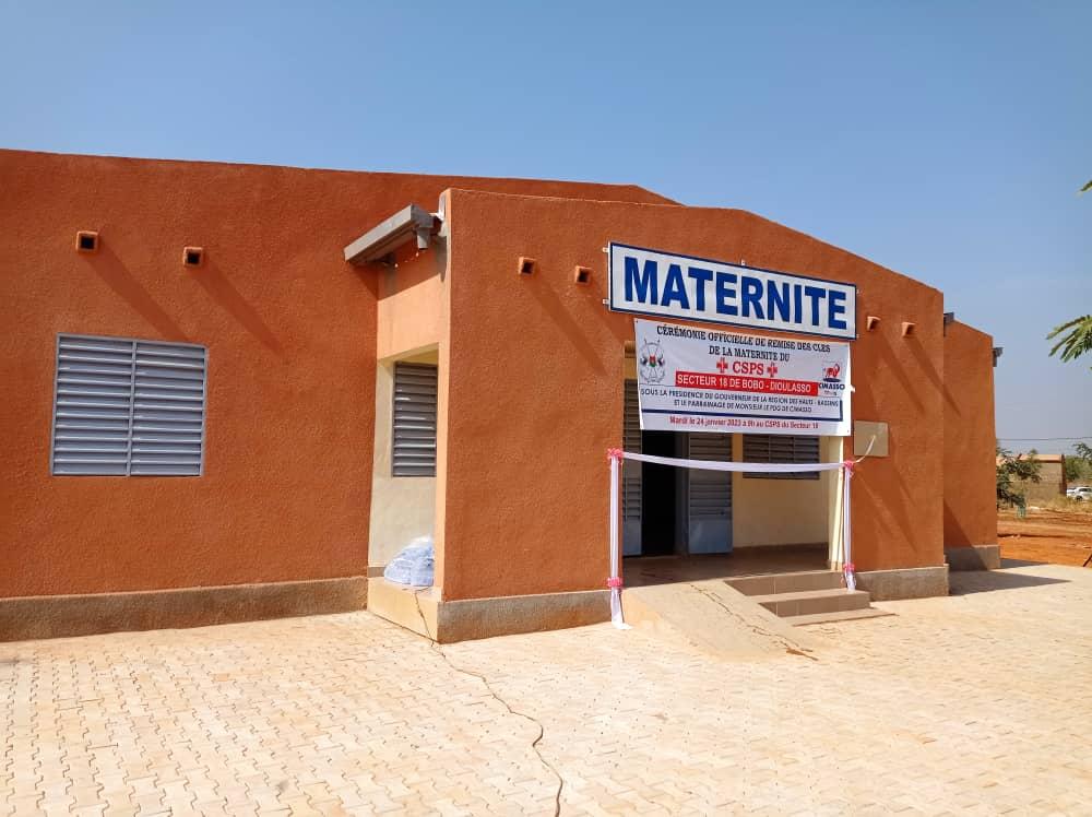 Bobo-Dioulasso : CIMASSO offre une maternité à la population du secteur 18