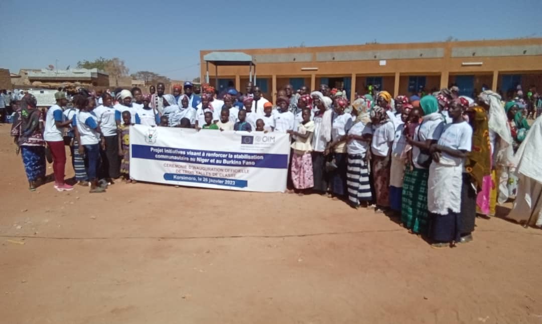Burkina-Centre-nord : L’Organisation internationale pour les migrations soulage les populations de Korsimoro avec des infrastructures scolaires et sanitaires