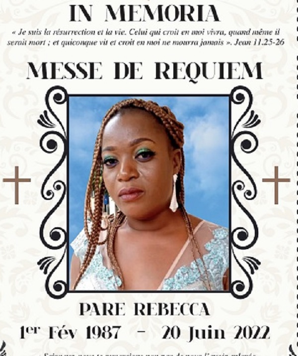 In memoria : Paré Rebecca