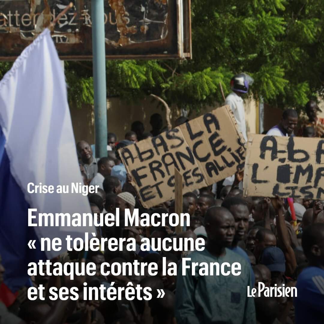 Niger : La France va répliquer « de manière immédiate et intraitable » en cas d’attaque contre ses ressortissants, prévient l’Élysée 